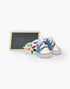Minikane Mini Panchas painting accessory set with denim Komvers shoes