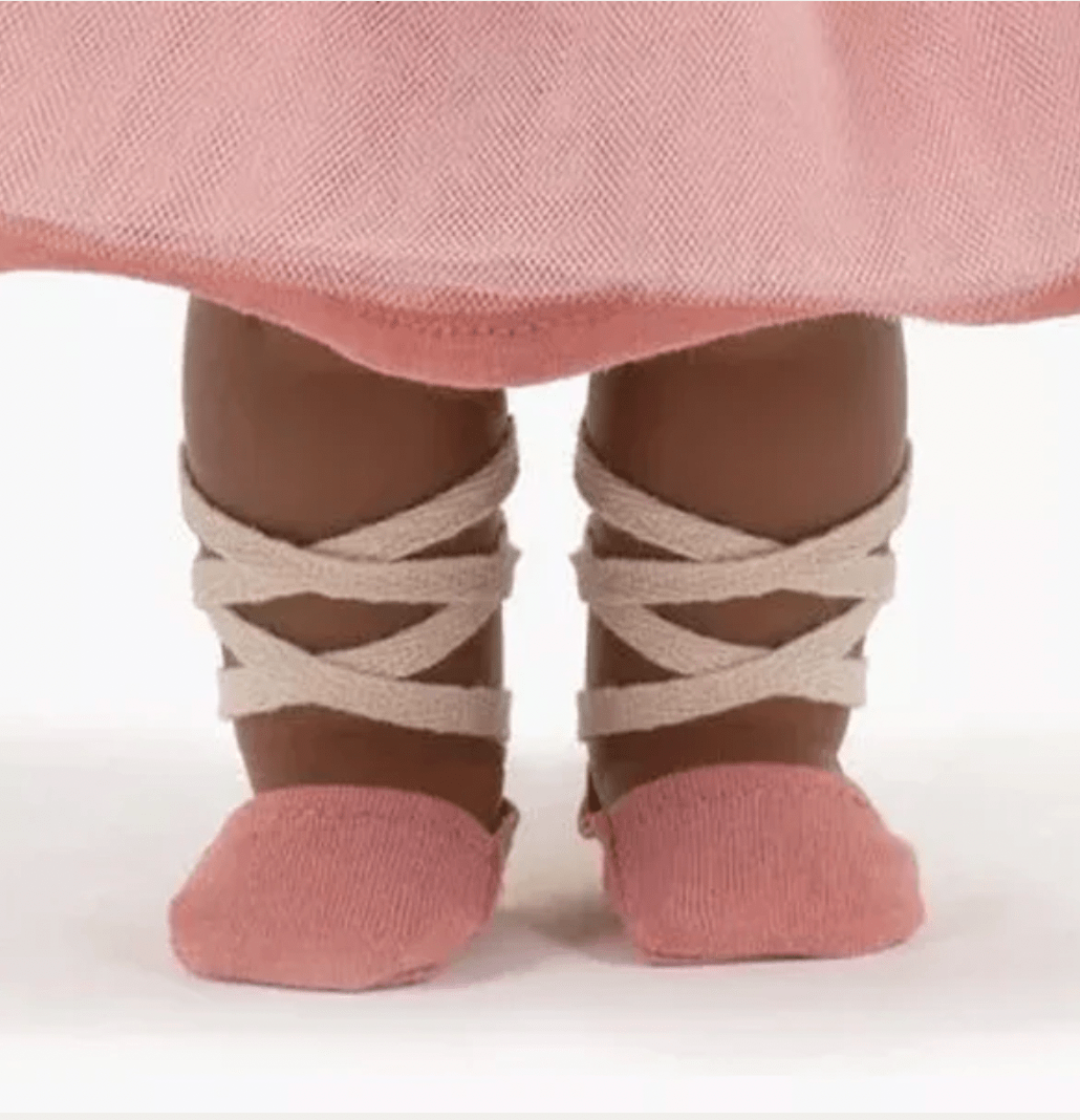 Minikane Paola Reina Baby Doll Ballet Shoes - Rose Minikane