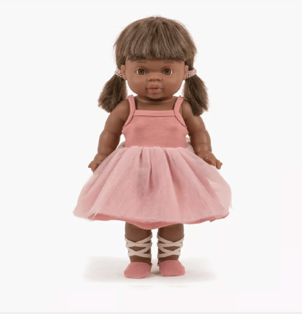 Minikane Paola Reina Baby Doll Ballet Shoes - Rose Minikane