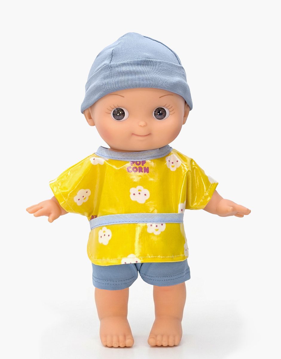 Minikane Basile Mini Panchas School Doll | Popcorn Painting Outfit (10.6 in) - image 1