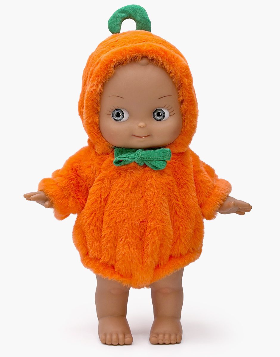 Minikane Maïa Mini Panchas Doll &amp; Pumpkin Outfit