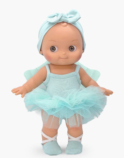 Minikane Ninon Mini Panchas Ballet Doll | Mint Blue Tutu (10.6 in) - image 2