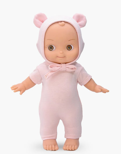 Minikane Ninon Mini Panchas Home Doll | Pink Mouse Outfit (10.6 in) - image 1