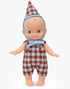 Minikane Zébulon Mini Panchas Doll & Icy Blue Gingham Outfit