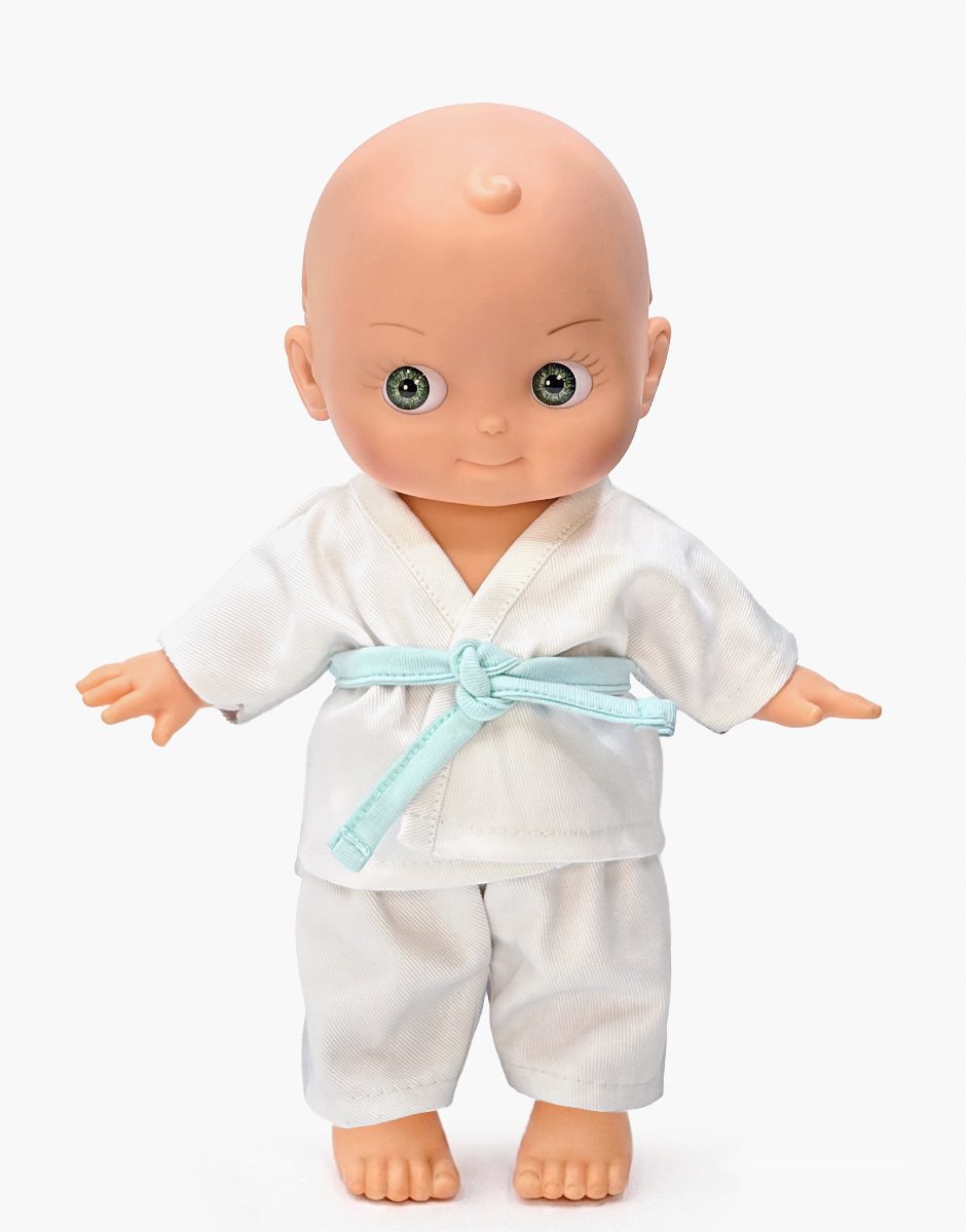Minikane Zébulon Mini Panchas Judo Doll | Judoka Outfit (10.6 in) - image 1