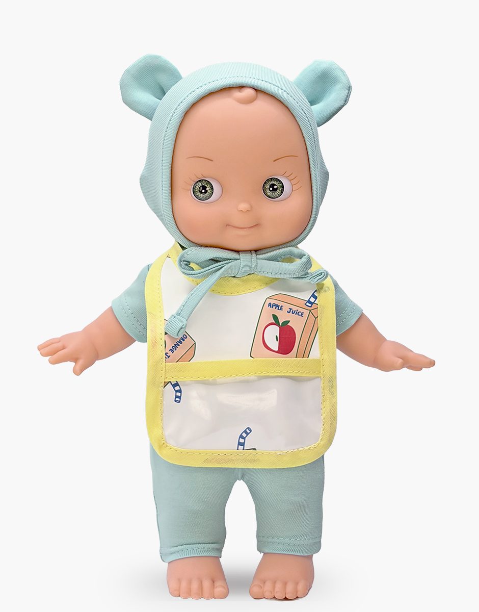 Minikane Zébulon Mini Panchas Home Doll | Mint Mouse Outfit (10.6 in) - image 2