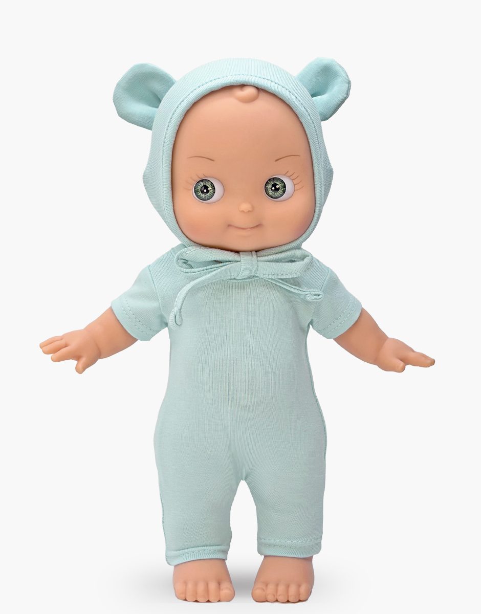 Minikane Zébulon Mini Panchas Home Doll | Mint Mouse Outfit (10.6 in) - image 1