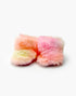 Minikane pink rainbow faux fur snow boots for dolls