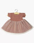Minikane Rosana Short - Sleeved Tutu Dress – Clay Pink | 34 & 37cm Doll Outfit Minikane