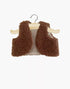Minikane Tao Sleeveless Vest – Brown Terry Cloth Doll Vest Minikane