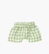 Minikane Vito Green Vichy Cotton Shorts with Pouch | Doll Clothes Minikane