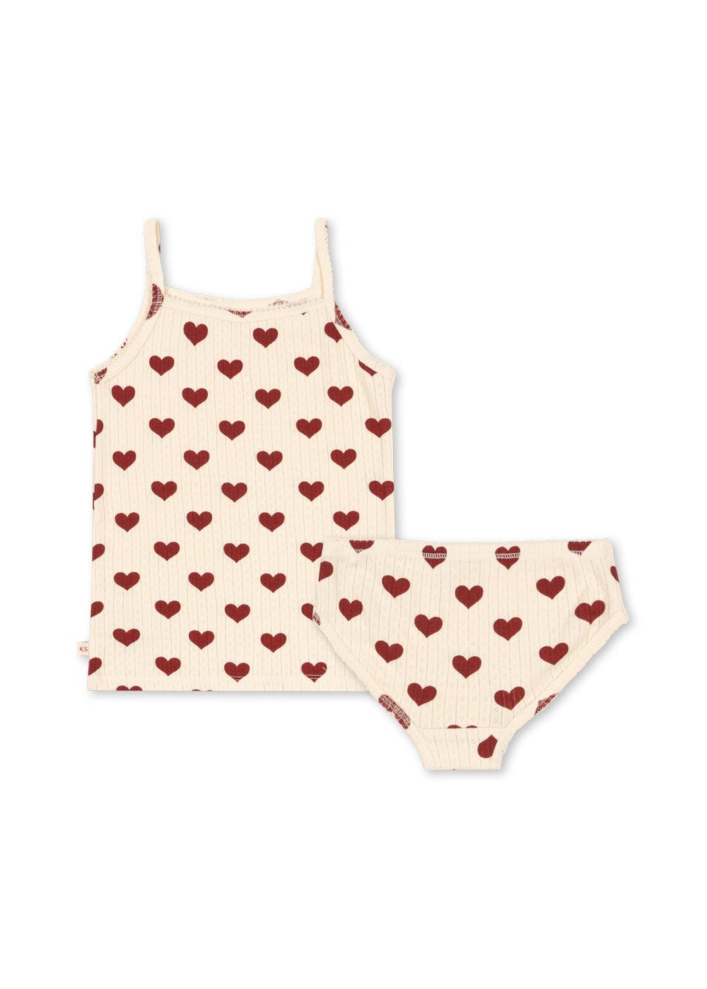 MINNIE UNDERWEAR GOTS - AMOUR ROUGE Konges Sløjd - enjoykidsus