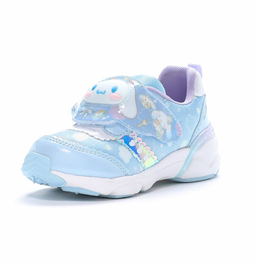 MOONSTAR x SANRIO Girls Sneakers with LED Cinnamoroll Sax Blue Moon star - enjoykidsus