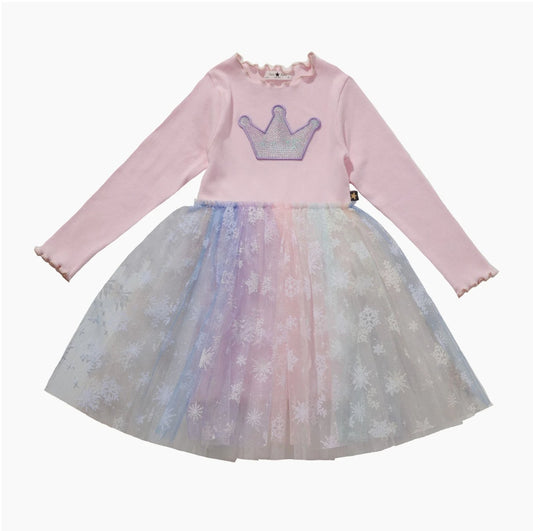 Multi Cut Tutu Dress - Pink Petite Hailey - enjoykidsus