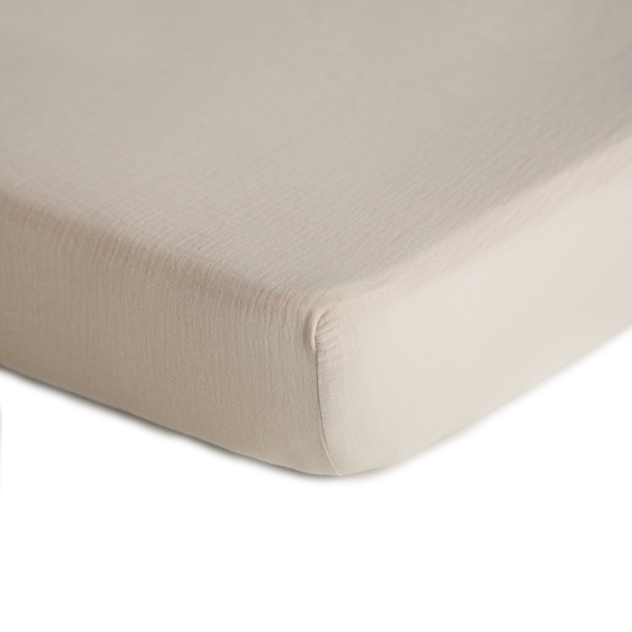 Mushie Extra Soft Muslin Crib Sheet mushie