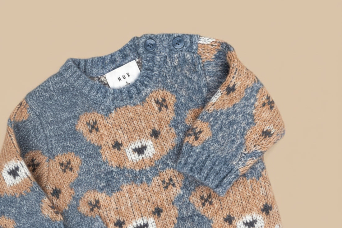 Huxbaby NIGHT HUXBEAR KNIT JUMPER Huxbaby