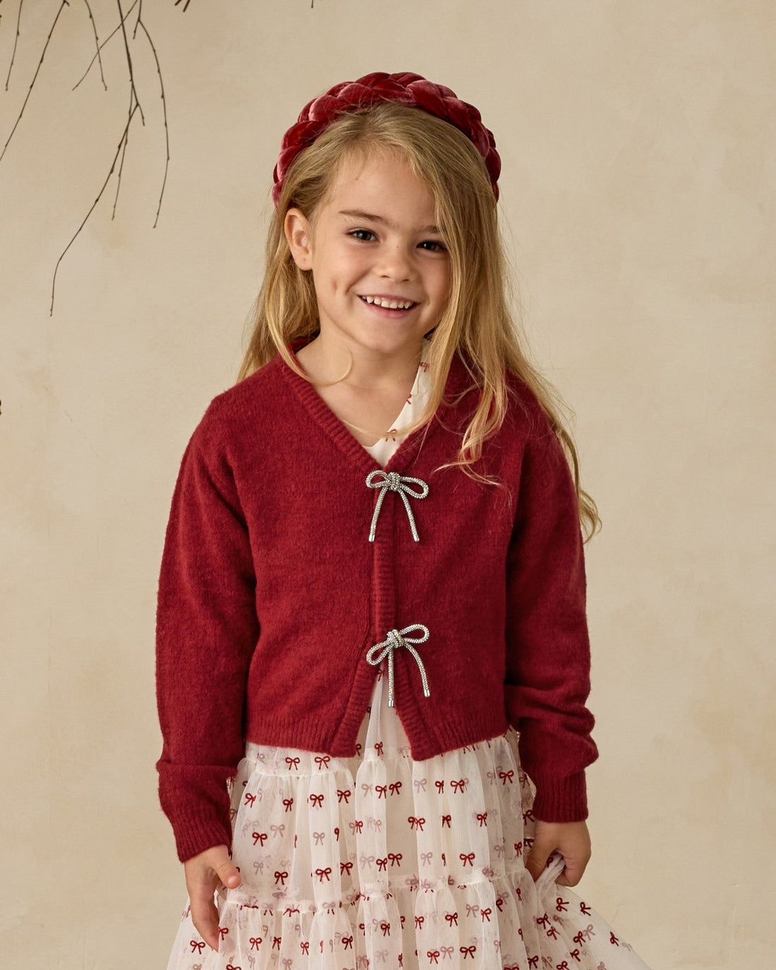 Noralee Bow Cardigan | Ruby Noralee