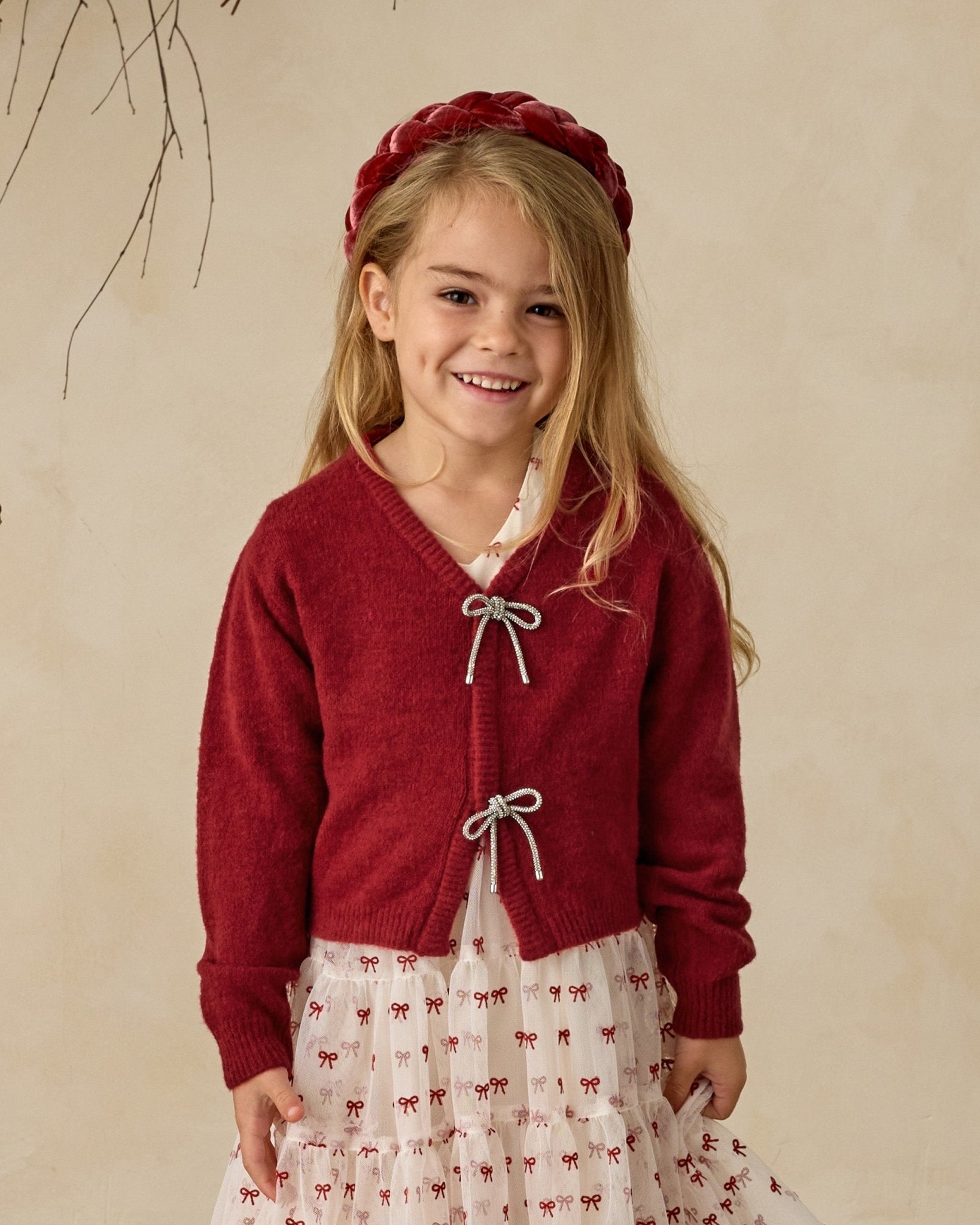 Noralee Bow Cardigan | Ruby Noralee