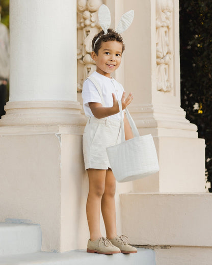 Noralee Bunny Headband || Sage Stripe Noralee