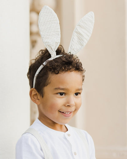 Noralee Bunny Headband || Sage Stripe Noralee