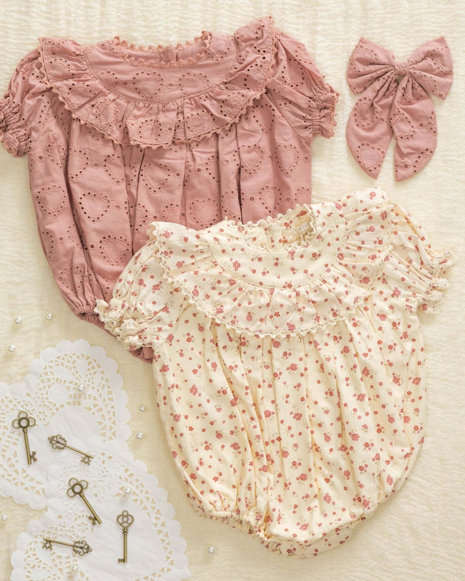 Noralee Eva Romper Lipstick Noralee