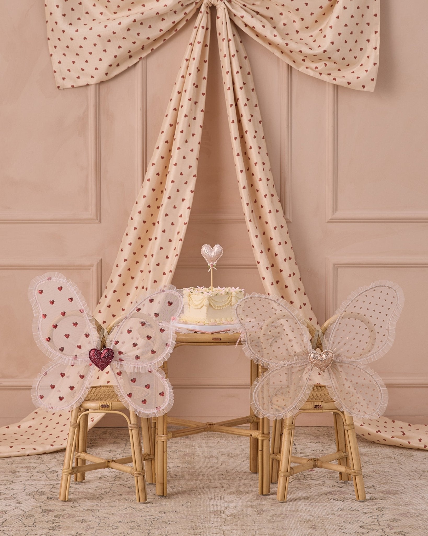 Noralee Fairy Set Rose Gold Hearts Noralee