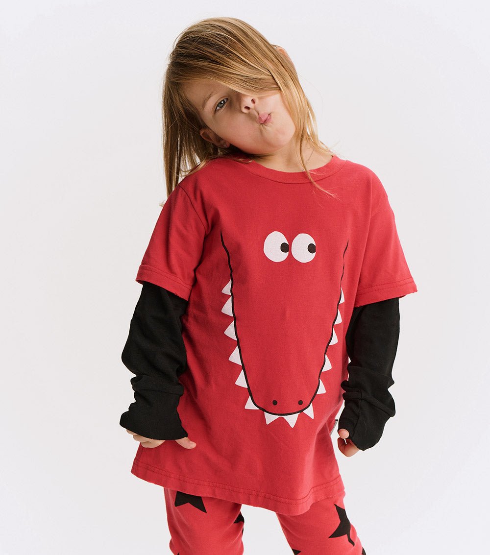 NUNUNU kooky croco shirt NUNUNU