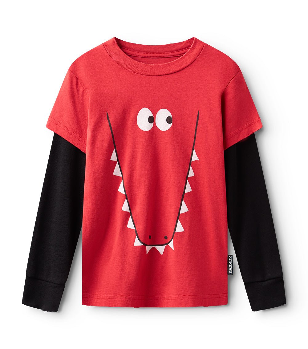 NUNUNU kooky croco shirt NUNUNU