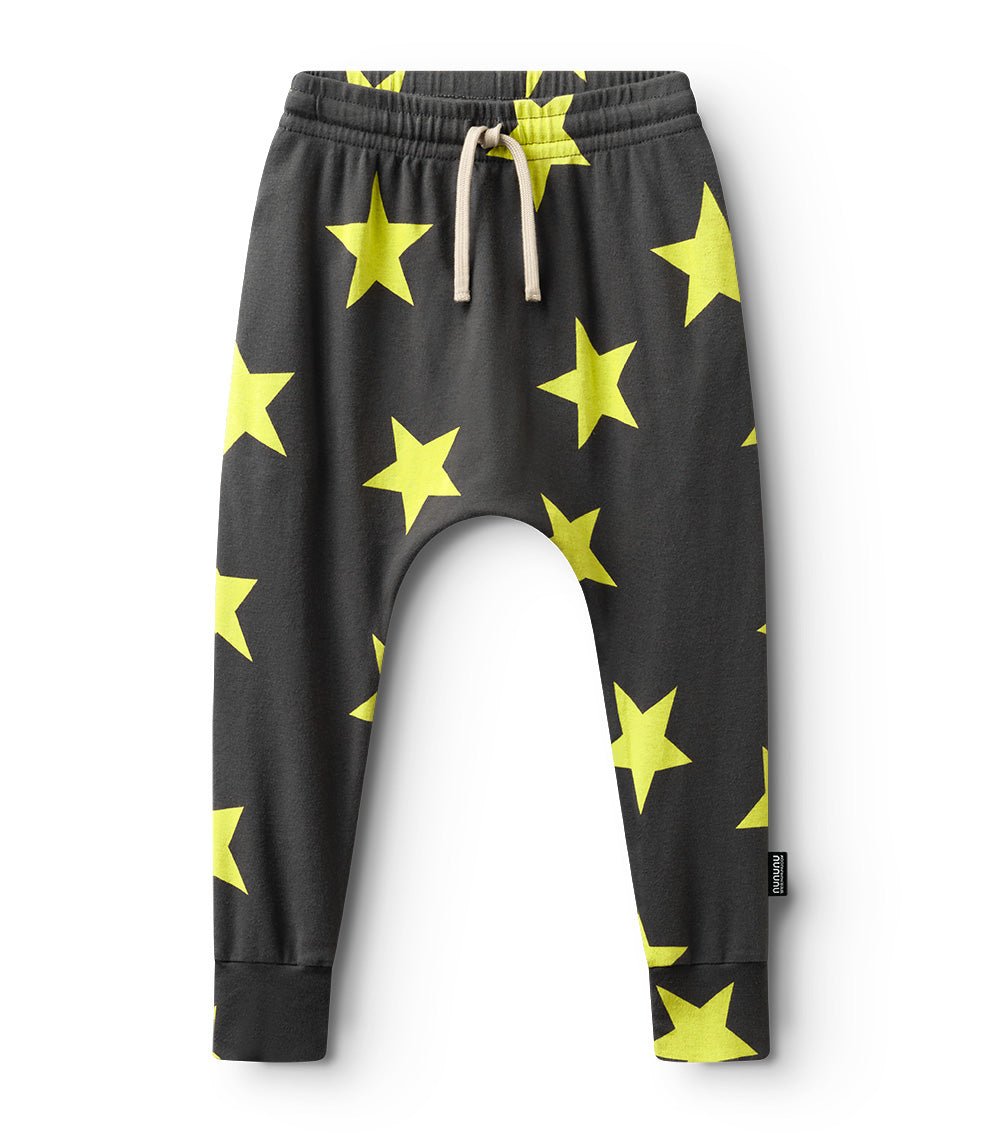 Nununu light star baggy pants - Graphic Lime NUNUNU