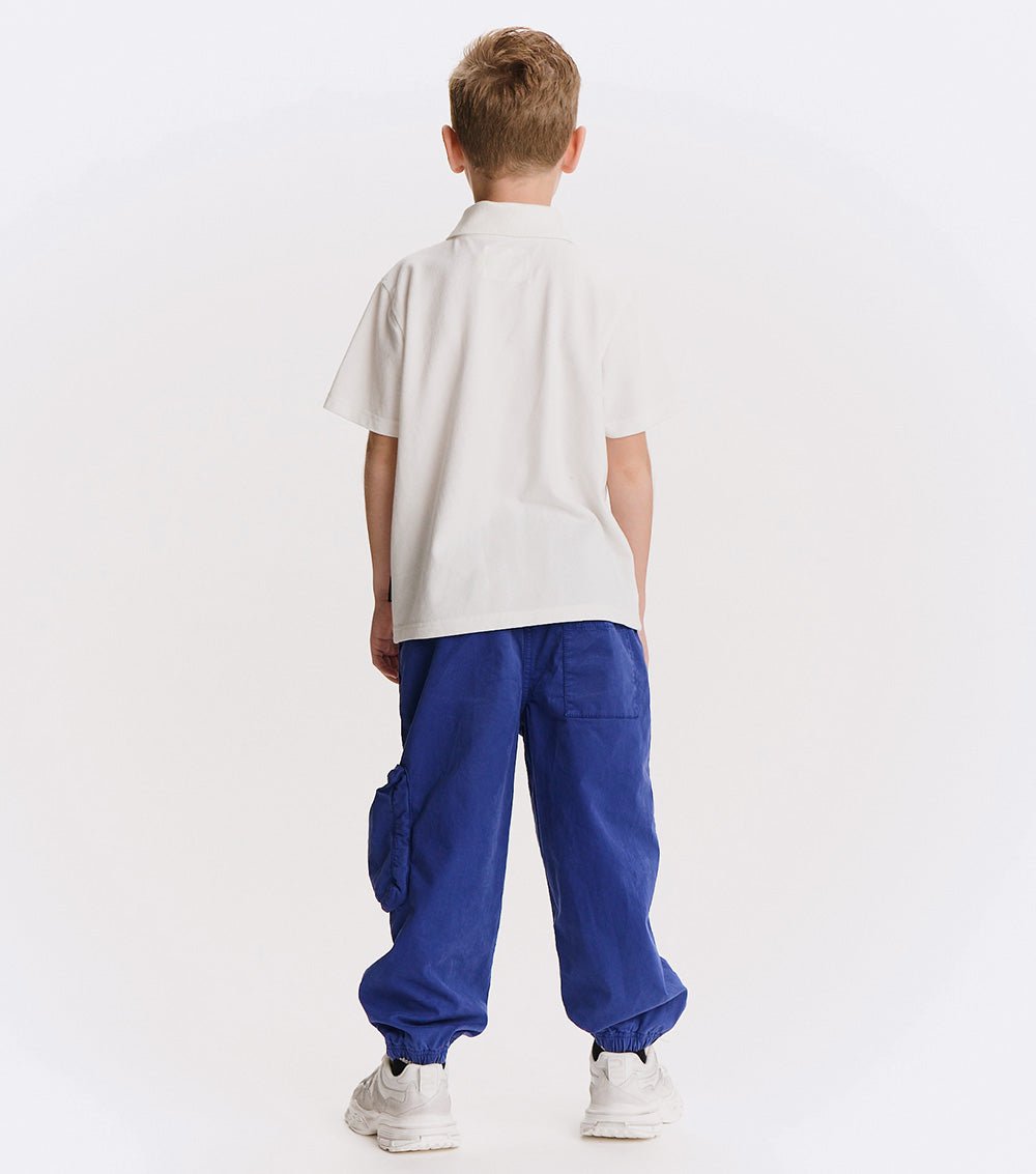 NUNUNU Old school polo - White NUNUNU