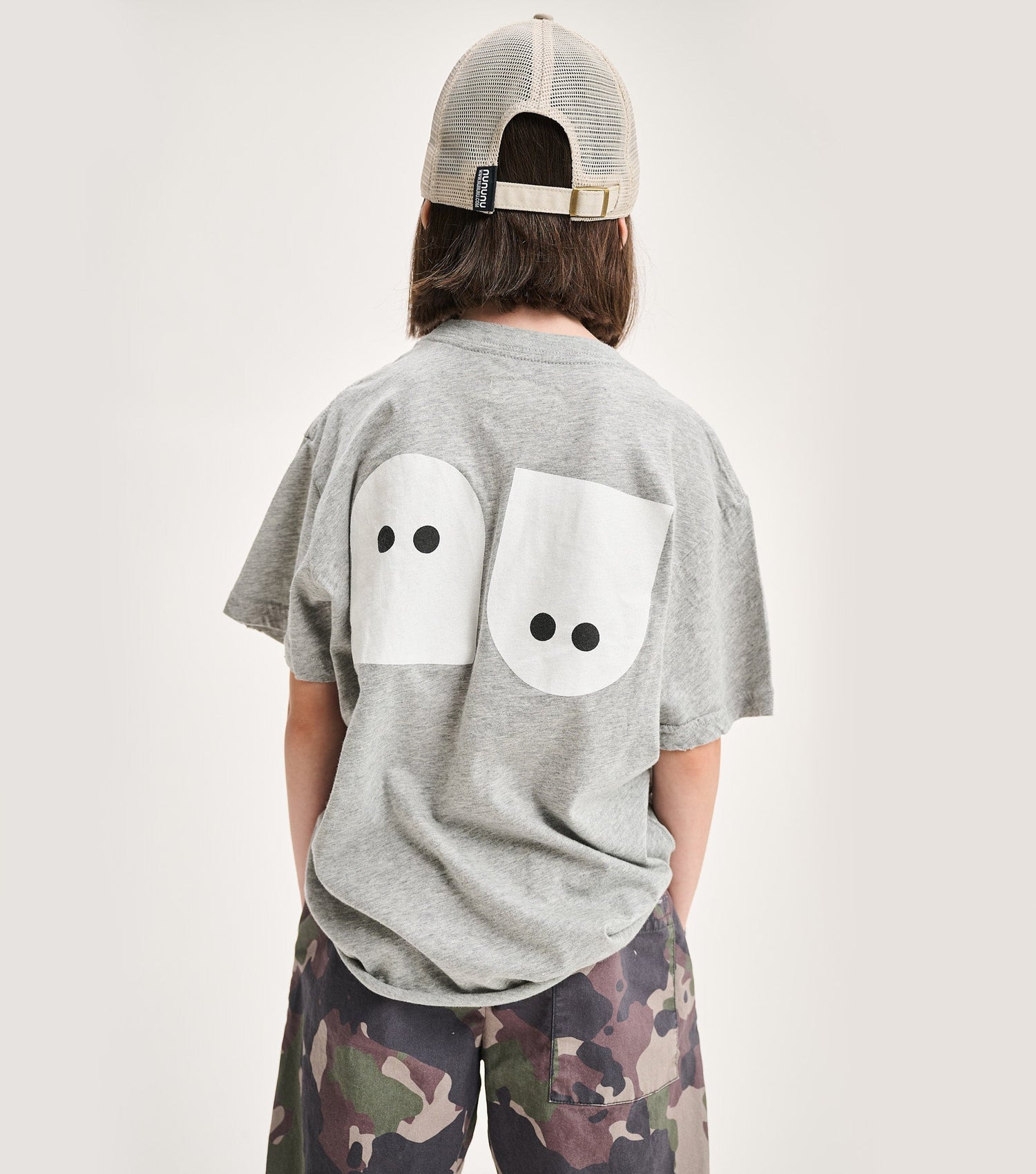 Nununu spookies t-shirt - Grey NUNUNU