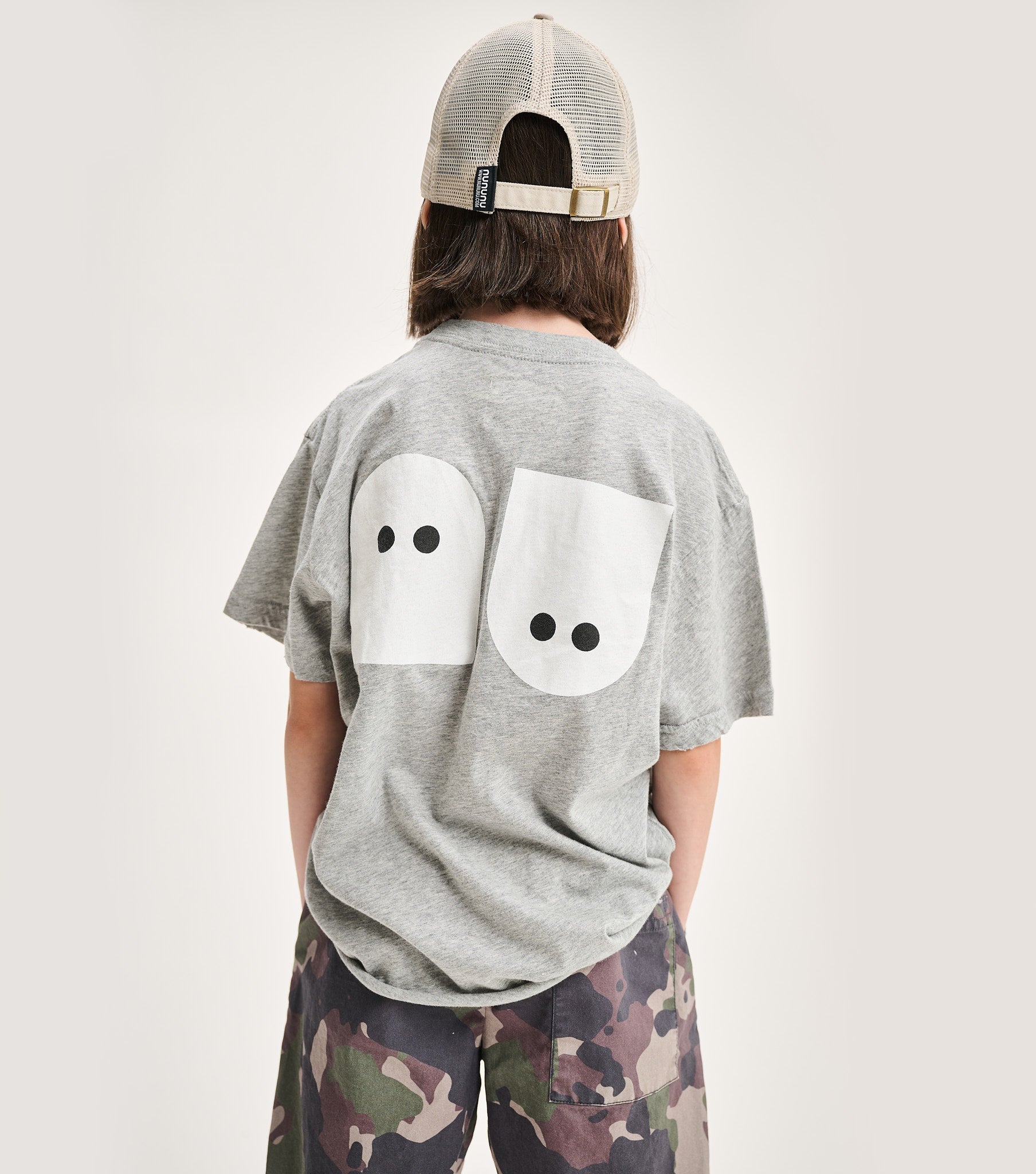 Nununu spookies t-shirt - Grey NUNUNU