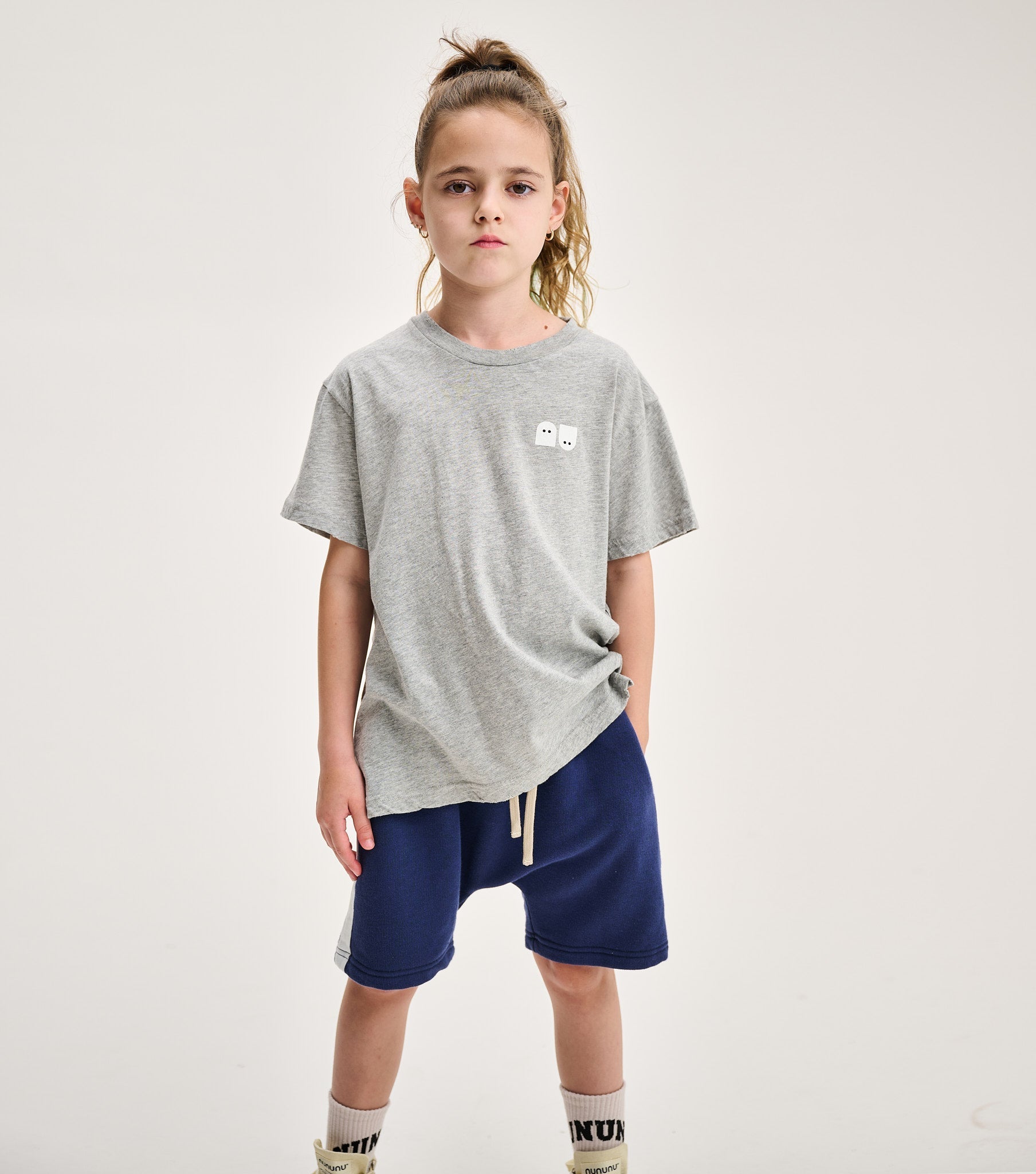 Nununu spookies t-shirt - Grey NUNUNU