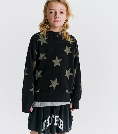 Nununu star sweatshirt - Black NUNUNU