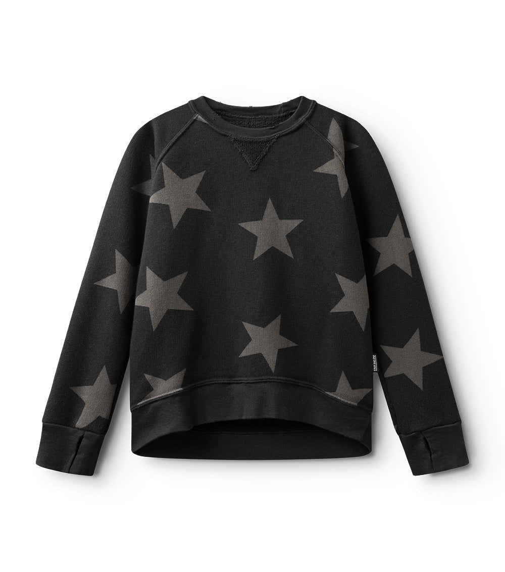 Nununu star sweatshirt - Black NUNUNU