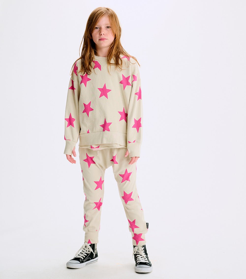 Nununu star sweatshirt - Pink NUNUNU