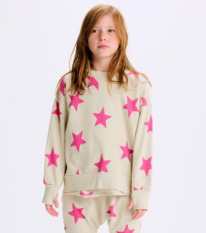 Nununu star sweatshirt - Pink NUNUNU