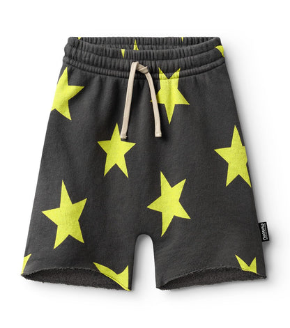 Nununu star sweatshorts - Graphic Lime NUNUNU