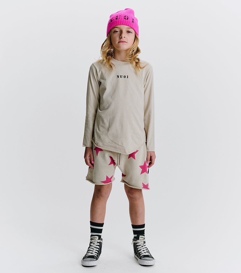 Nununu star sweatshorts - Pink NUNUNU