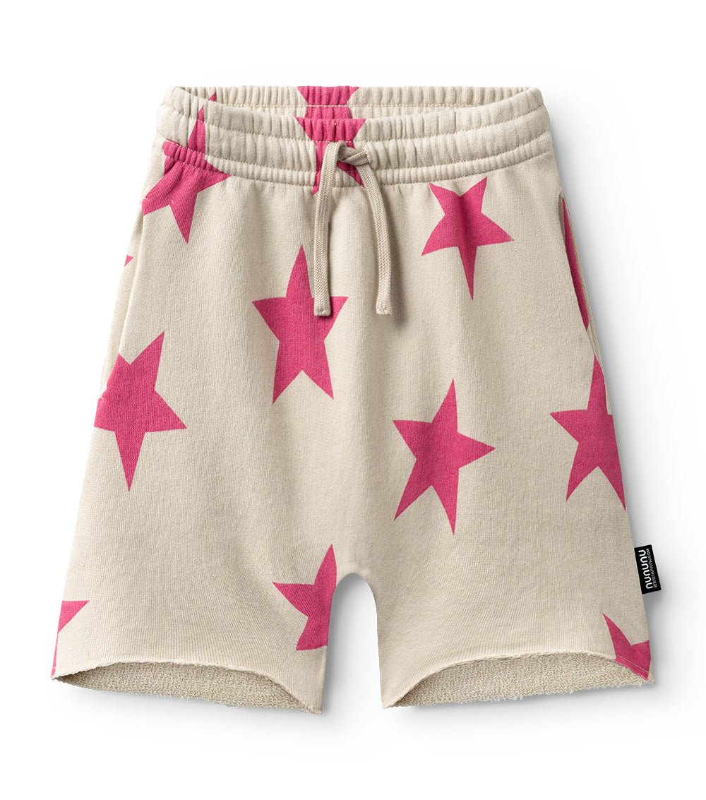 Nununu star sweatshorts - Pink NUNUNU