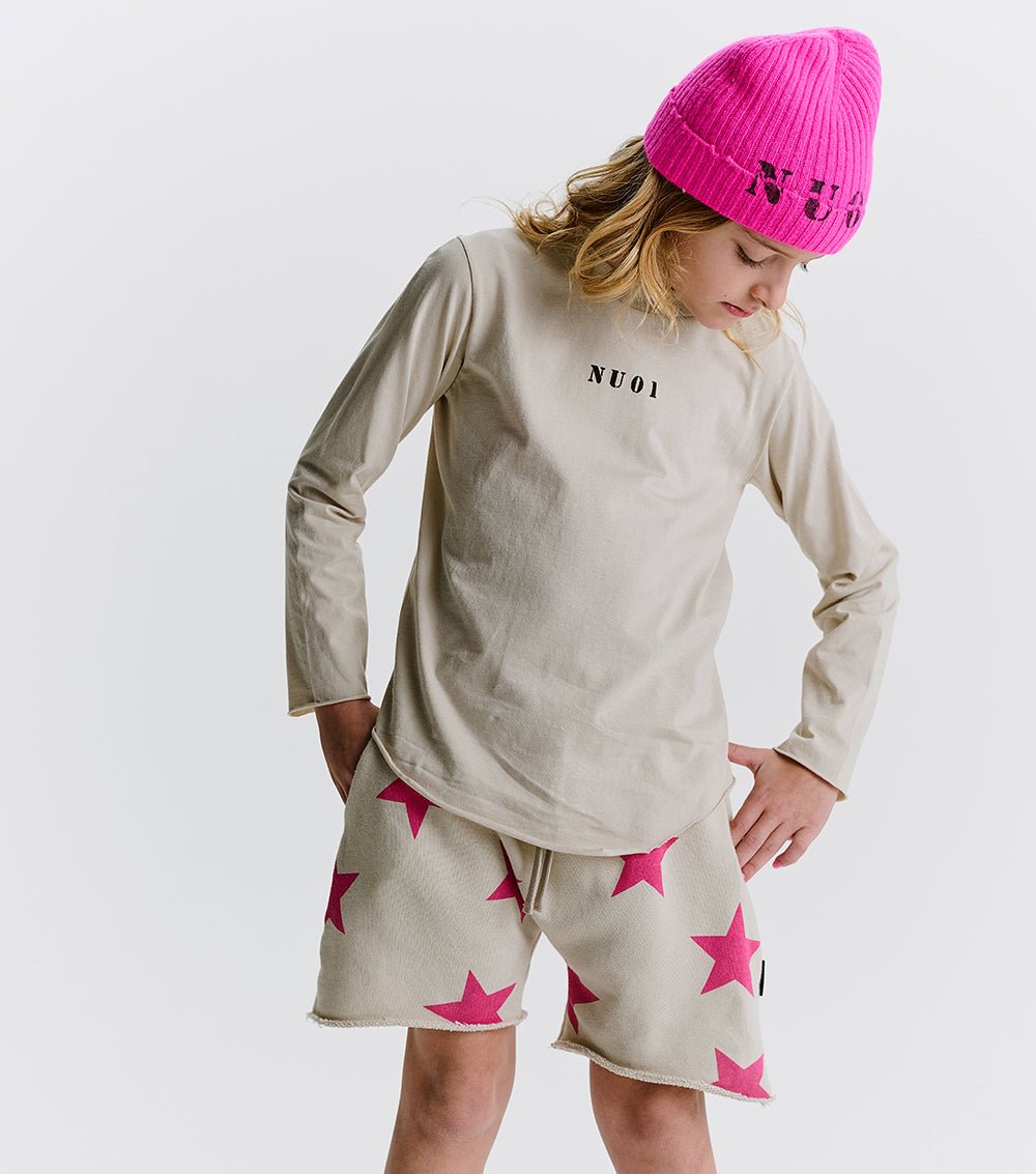 Nununu star sweatshorts - Pink NUNUNU