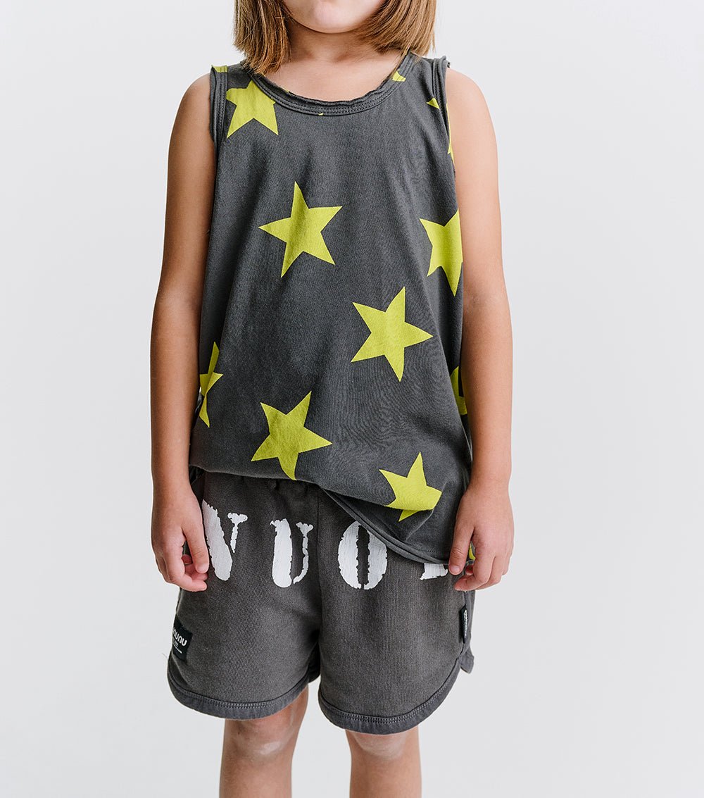 Nununu star tanktop - Graphic Lime NUNUNU