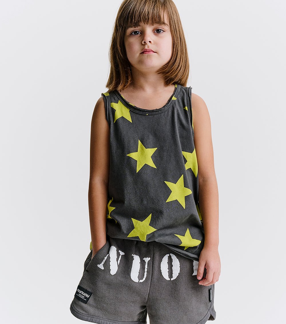 Nununu star tanktop - Graphic Lime NUNUNU