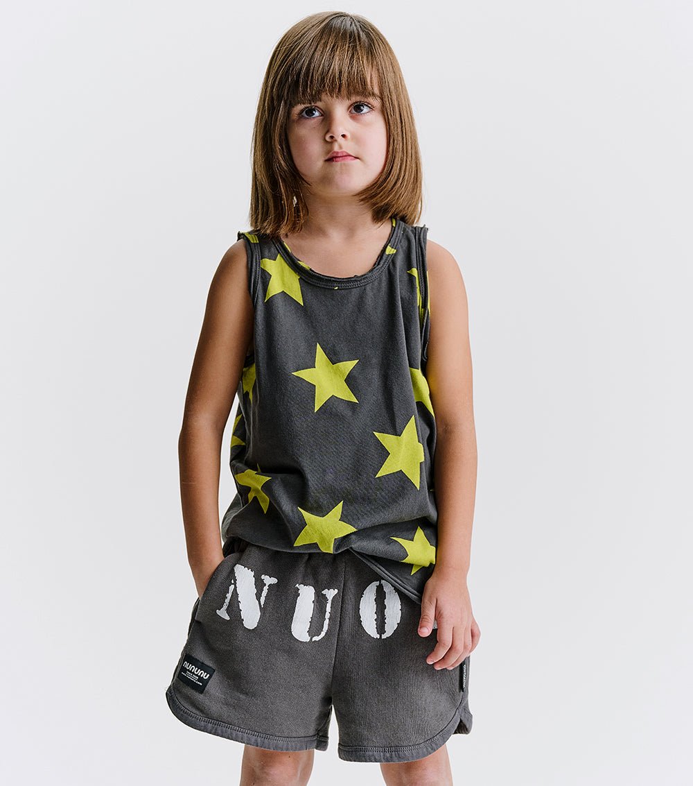 Nununu star tanktop - Graphic Lime NUNUNU