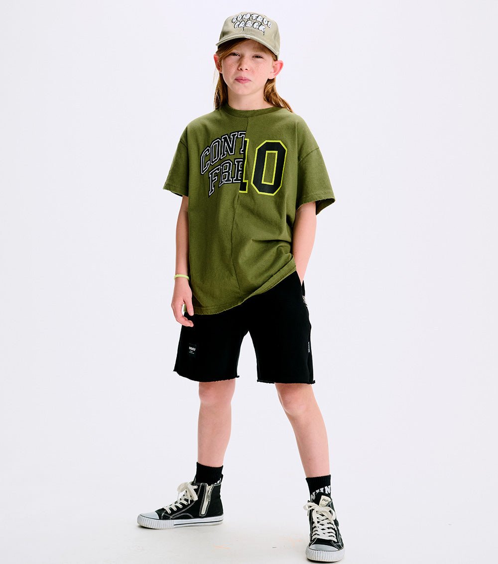 Nununu unbalanced shorts - Black NUNUNU