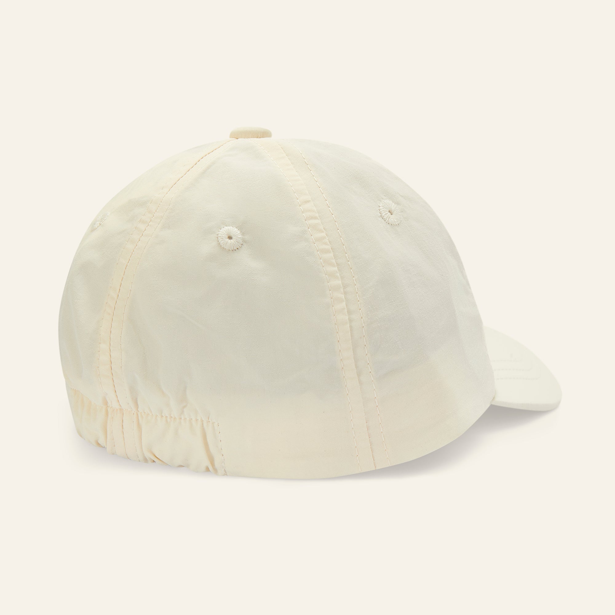 Nylon Badge Cap - Ecru Wynken