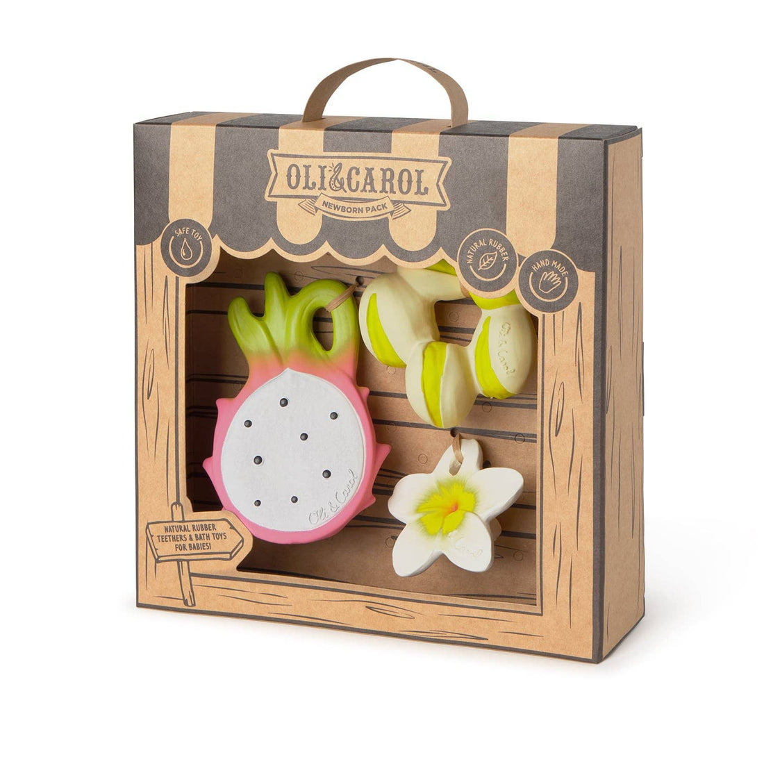 Oli &amp; Carol - Newborn Gift Set - Dragonfruit Oli &amp; Carol