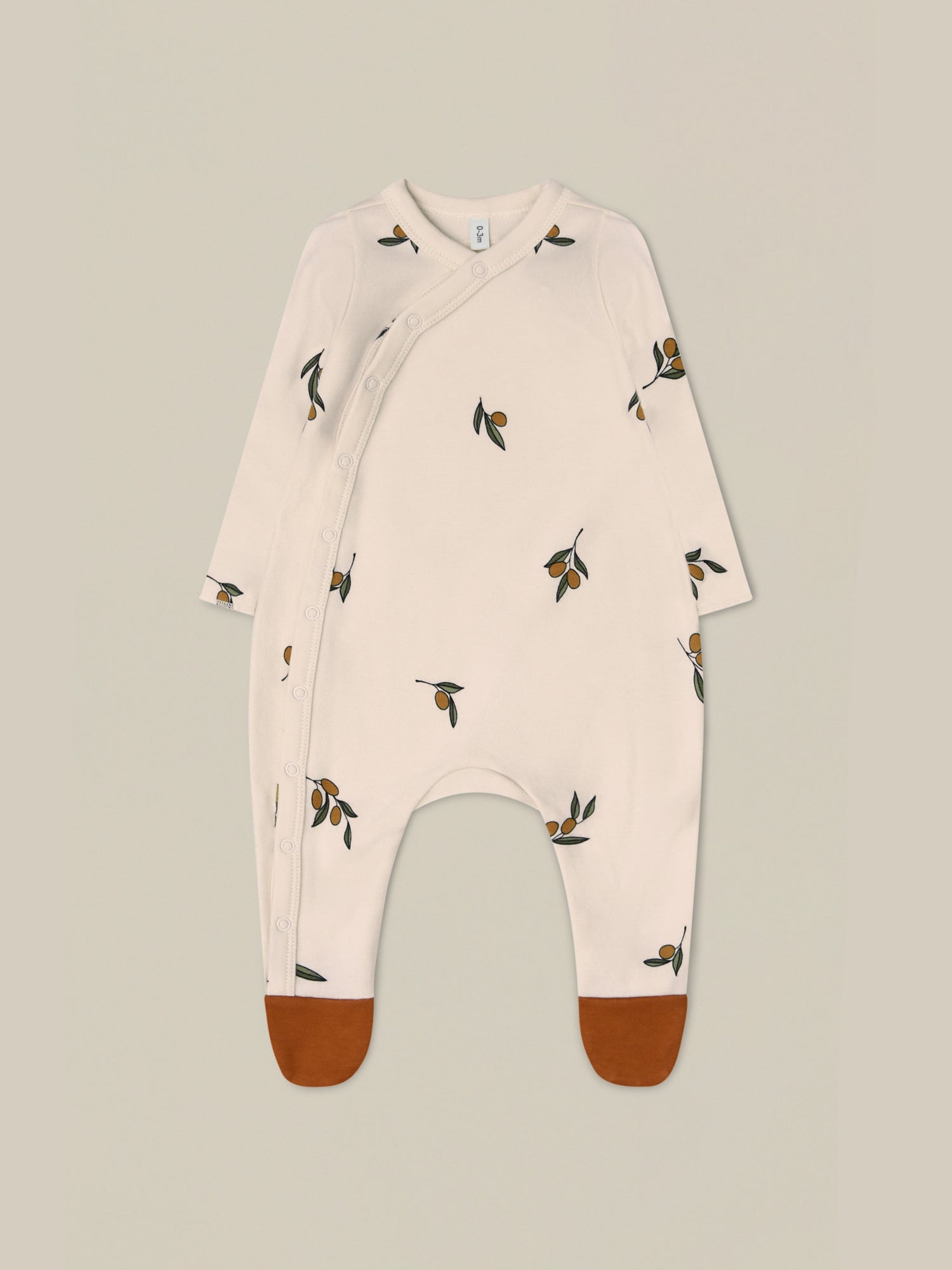 Olive Garden Suit with contrast feet Organic Zoo - enjoykidsus