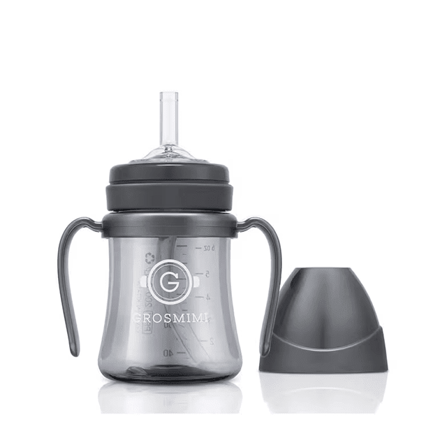 onzenna (Grosmimi and Cha&amp;Mom) - Grosmimi PPSU Straw Cup - 6oz (6 Months+): White Grosmimi