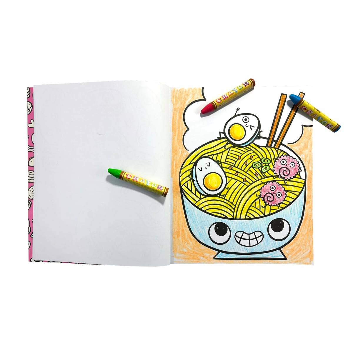 OOLY - 118 - 306 - Color - in' Book: Happy Snacks Coloring Book OOLY - enjoykidsus